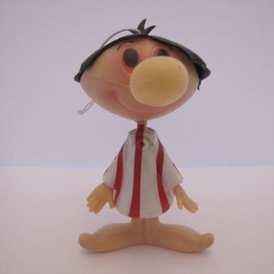 Vintage Plastic Novelty Long Nose Konk Air Freshener Hong Kong 1960 image 1