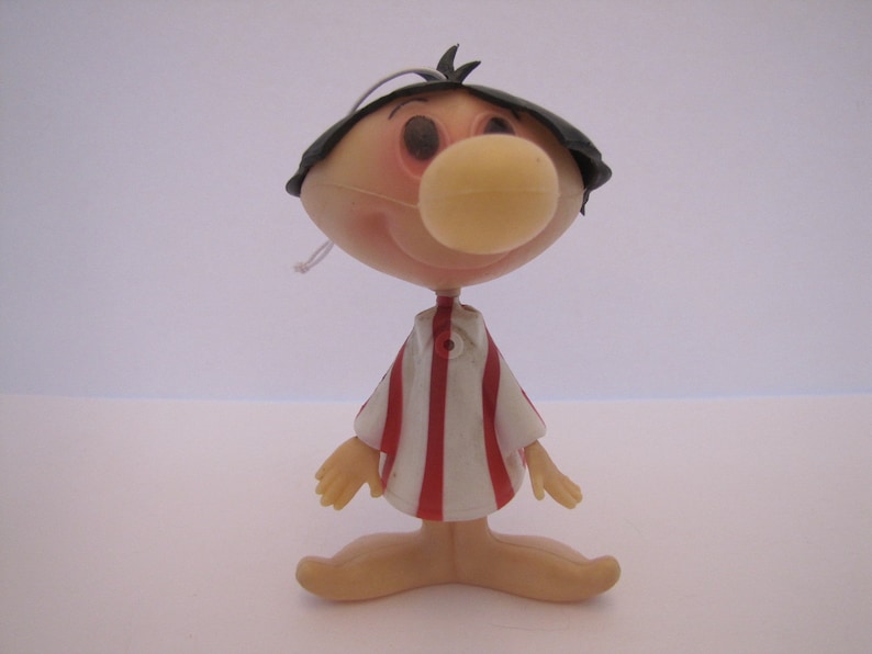 Vintage Plastic Novelty Long Nose Konk Air Freshener Hong Kong 1960 image 1