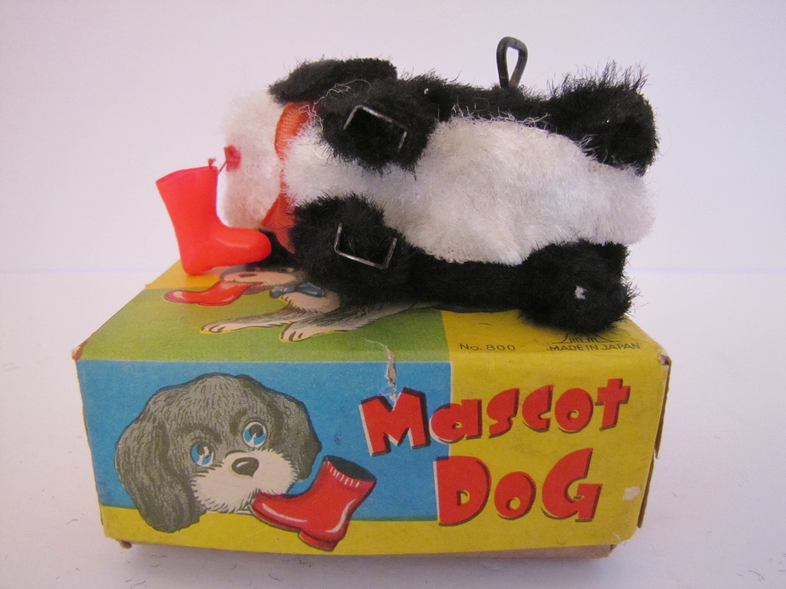 Vintage Wind up Mascot Dog japan 800 Etsy Hong Kong
