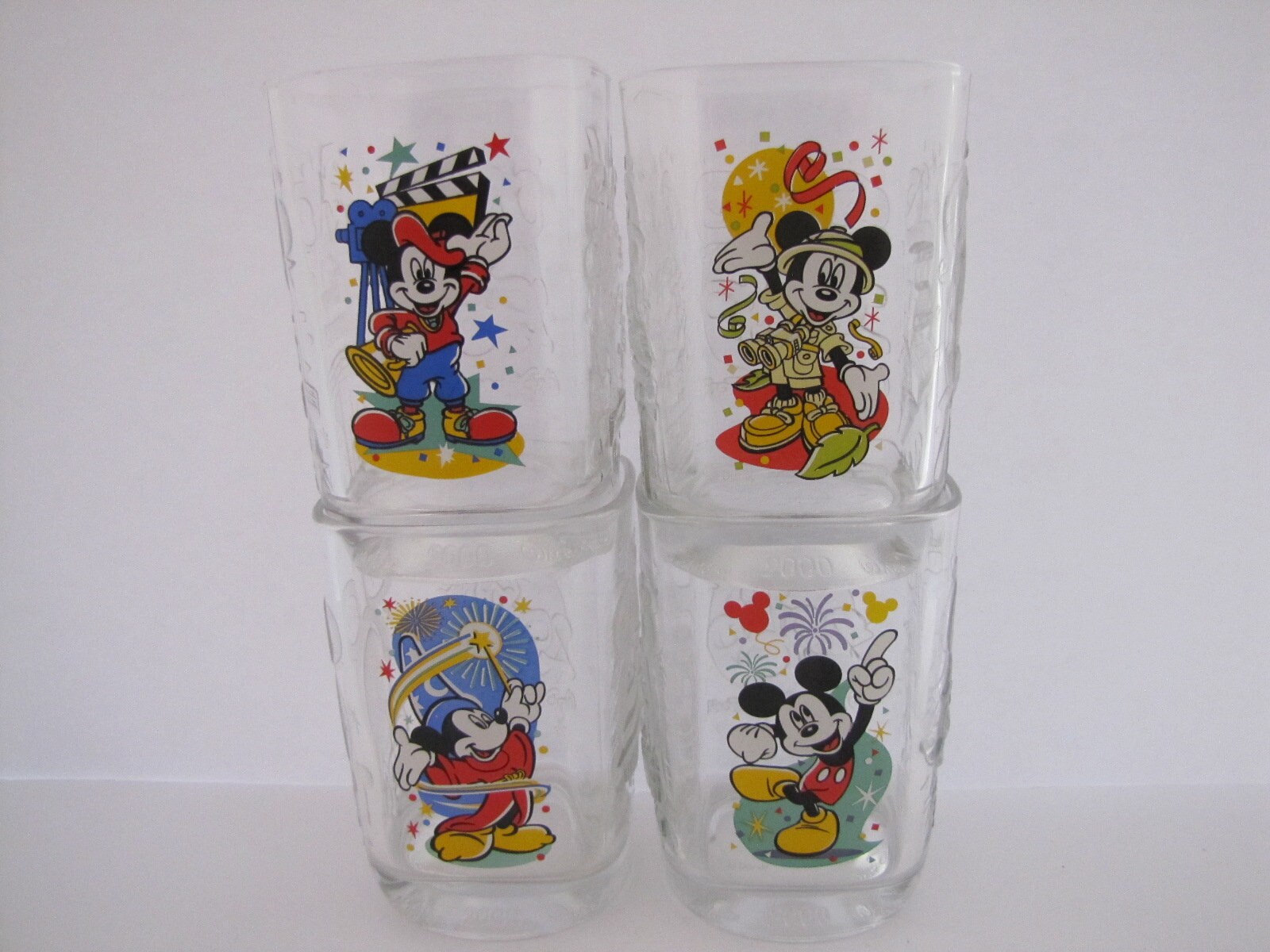 Collection of Four Mcdonald's Disney Millenium 2000 Colorful and