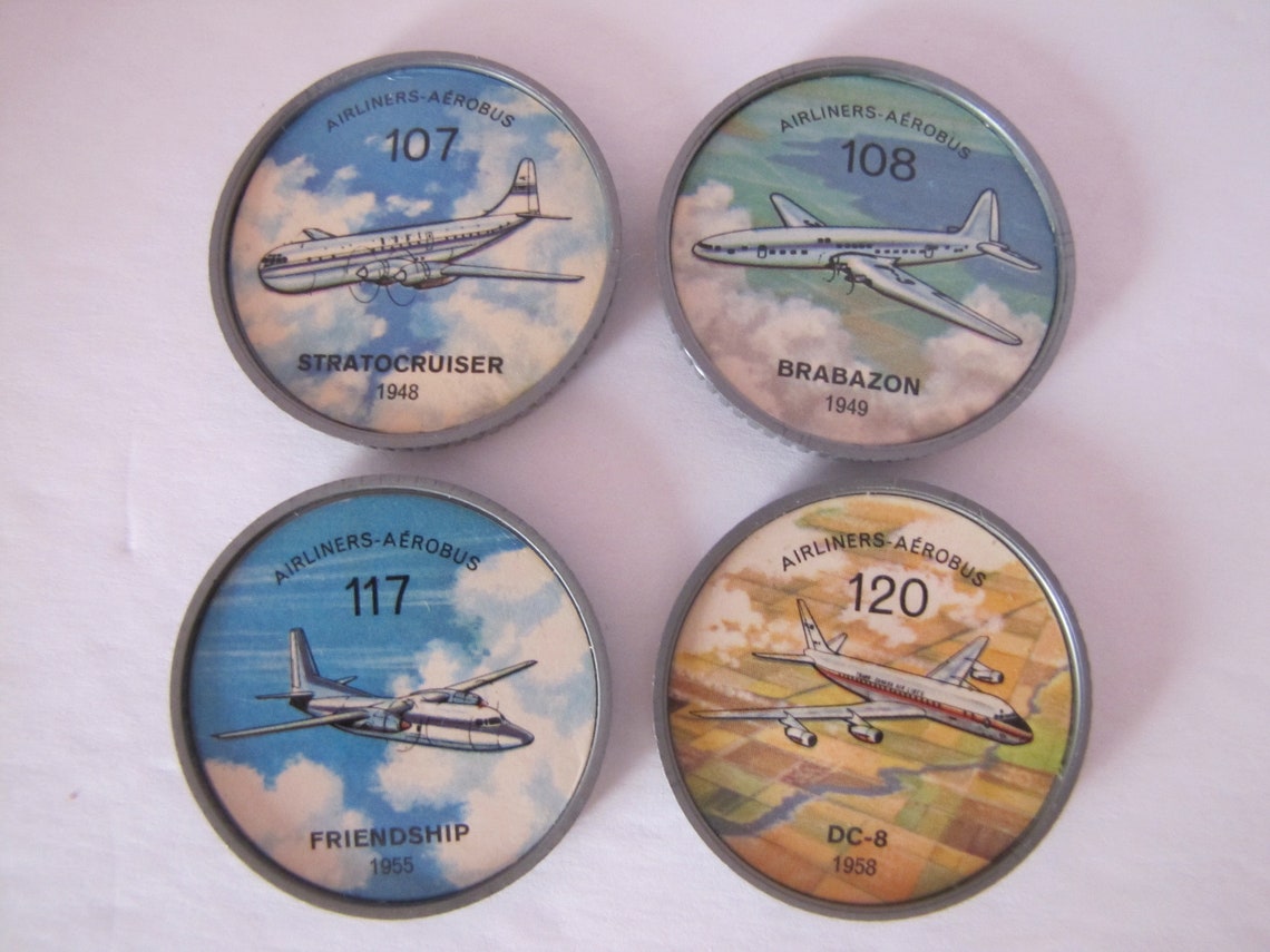 Vintage Jello and Hostess Aircraft Coins Etsy