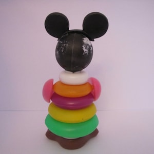 Vintage Knock off Mickey Mouse Stack up Toy (hong Kong) - Etsy