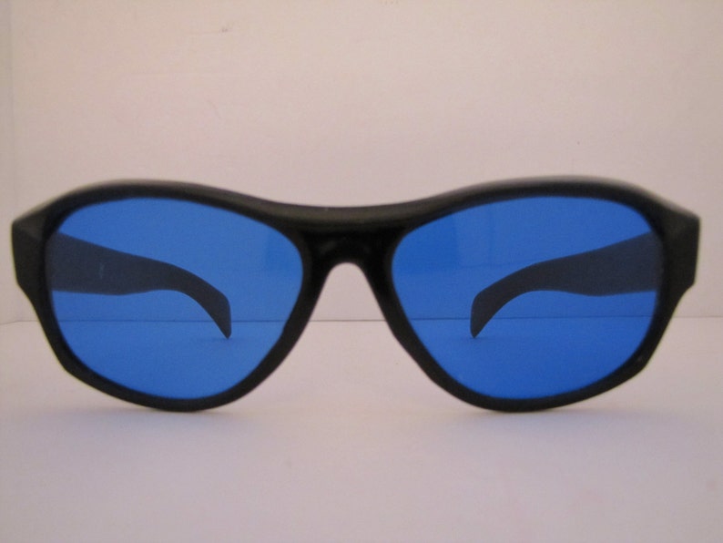 31211ATABBL Italy Vintage 1960 Sunhawk Style Sunglasses