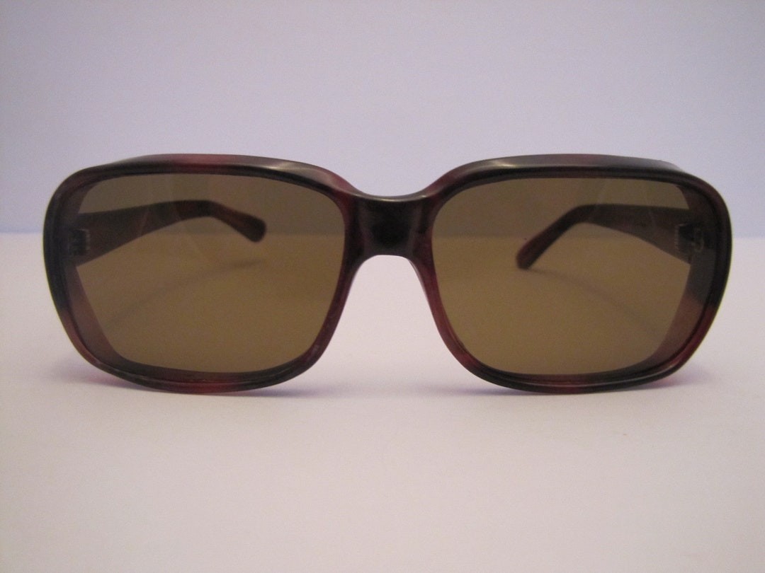 Vintage Horn Rim Square Shape Sunglass 711T/BR (italy) 1960