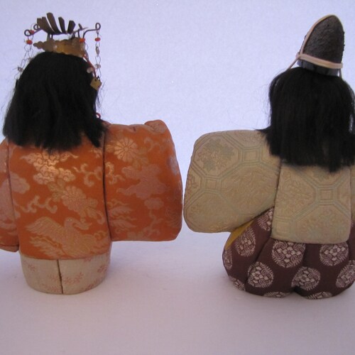 Vintage Wooden Pair Of Kimekomi cheapest Dolls (Japan)