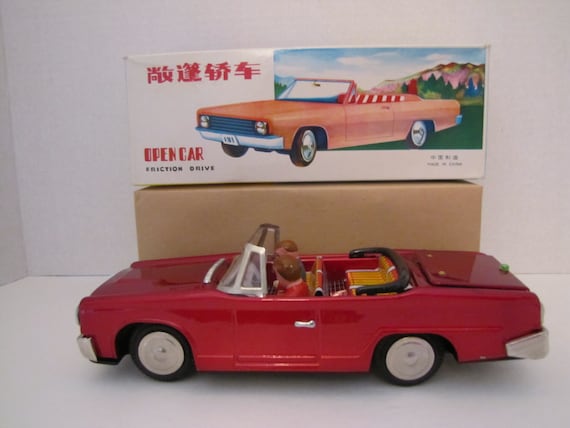 SEARS　AUTOMATIC TOLL GATE　TIN TOY　ブリキ Vintage Tin Toy Car MF191 - Etsy Canada