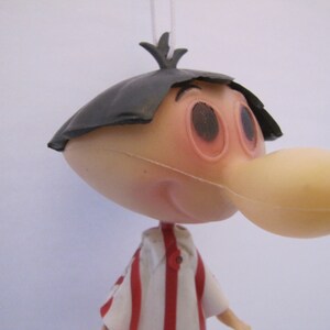 Vintage Plastic Novelty Long Nose Konk Air Freshener Hong Kong 1960 image 10