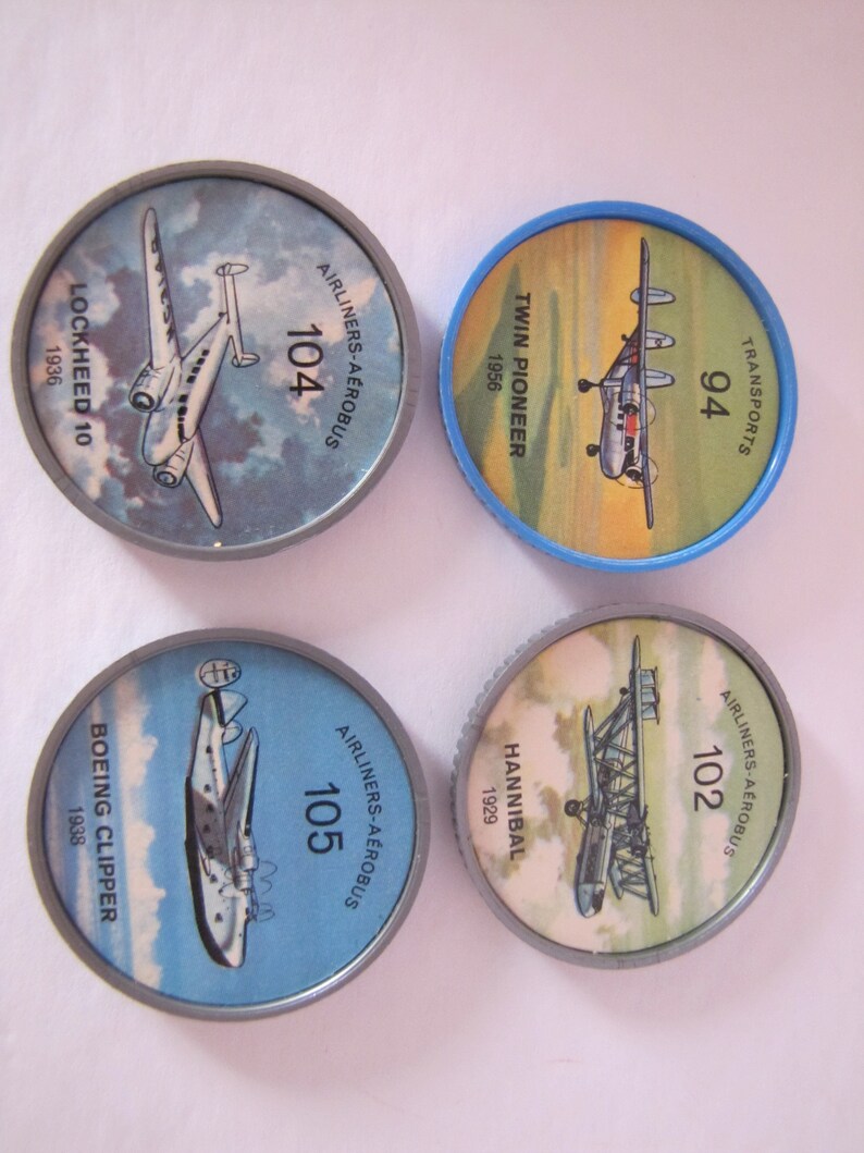 Vintage Jello and Hostess Aircraft Coins Etsy