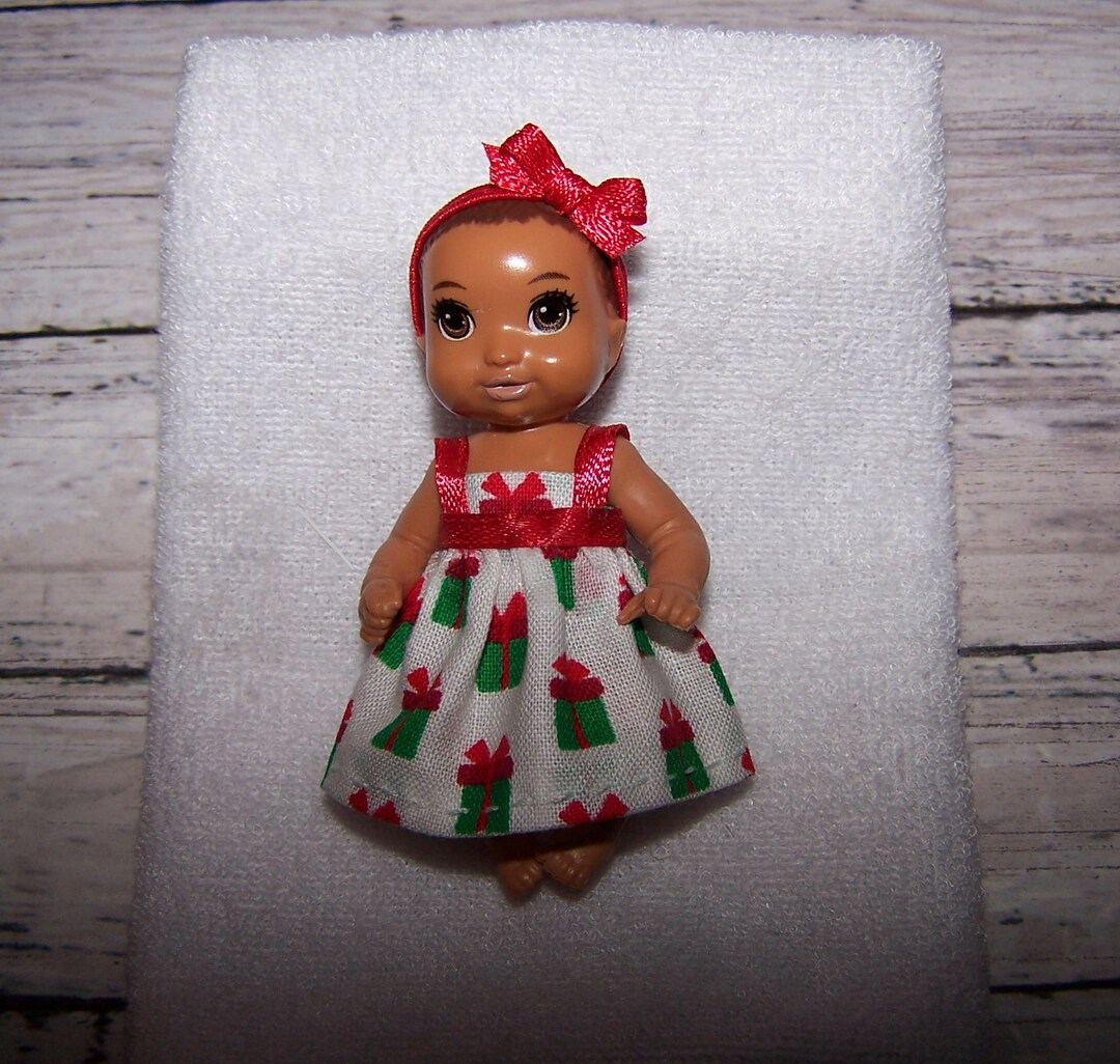 handmade-krissy-doll-clothes-christmas-print-dress-headband-etsy