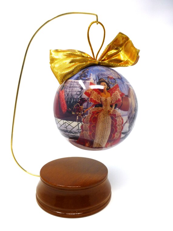 1997 holiday barbie 4 decoupage ornament