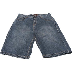 Anchor Blue Baggy Shorts - Etsy