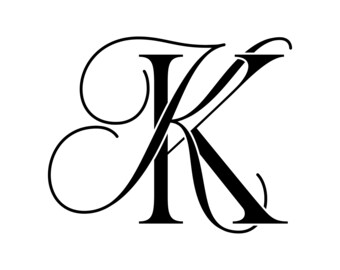 Download Monogram Kk Svg Etsy