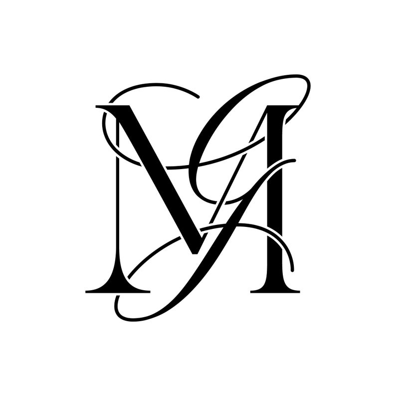 Business Logo Design Premade Logo Monogram Logo GM MG - Etsy