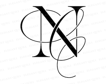 Diseño de logotipos para bodas, monogramas para bodas, logotipos para bodas, CN, NC