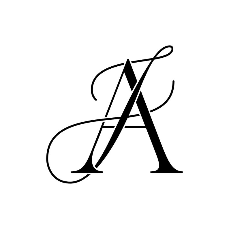 Premade Logo Design, Logo Branding, Business Logo Design, JA, AJ - Etsy
