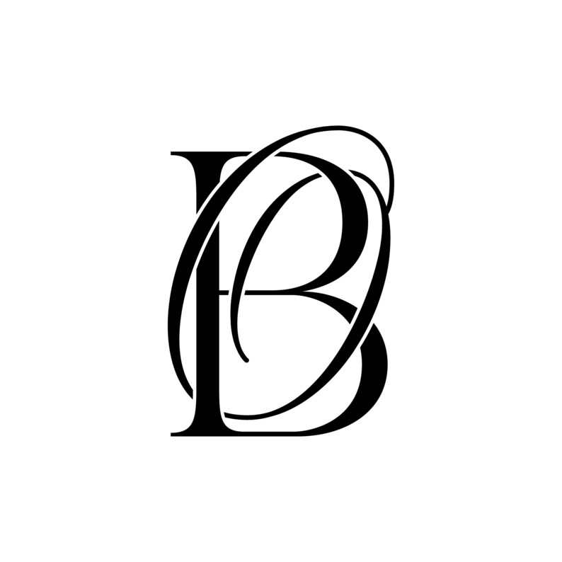 Download Monogram SVG Svg Files for Cricut Wedding Monogram Logo OB | Etsy