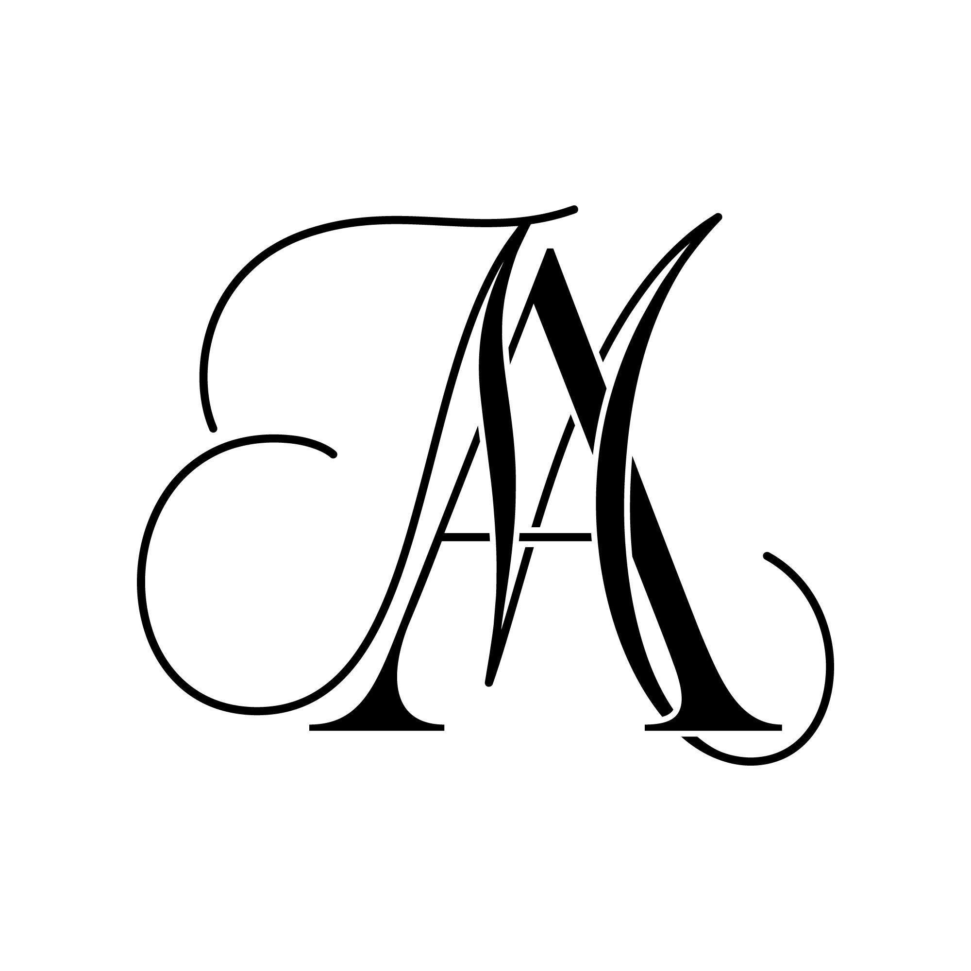 Pin on ElegantQuill.com  Wedding Monogram Logo Design