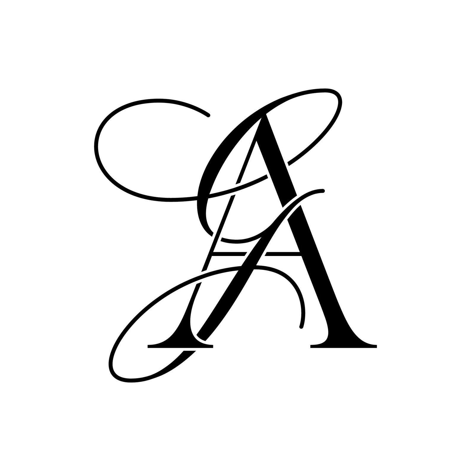 Wedding Logo Monogram, Digital Download, Wedding Logo Design, GA, AG - Etsy