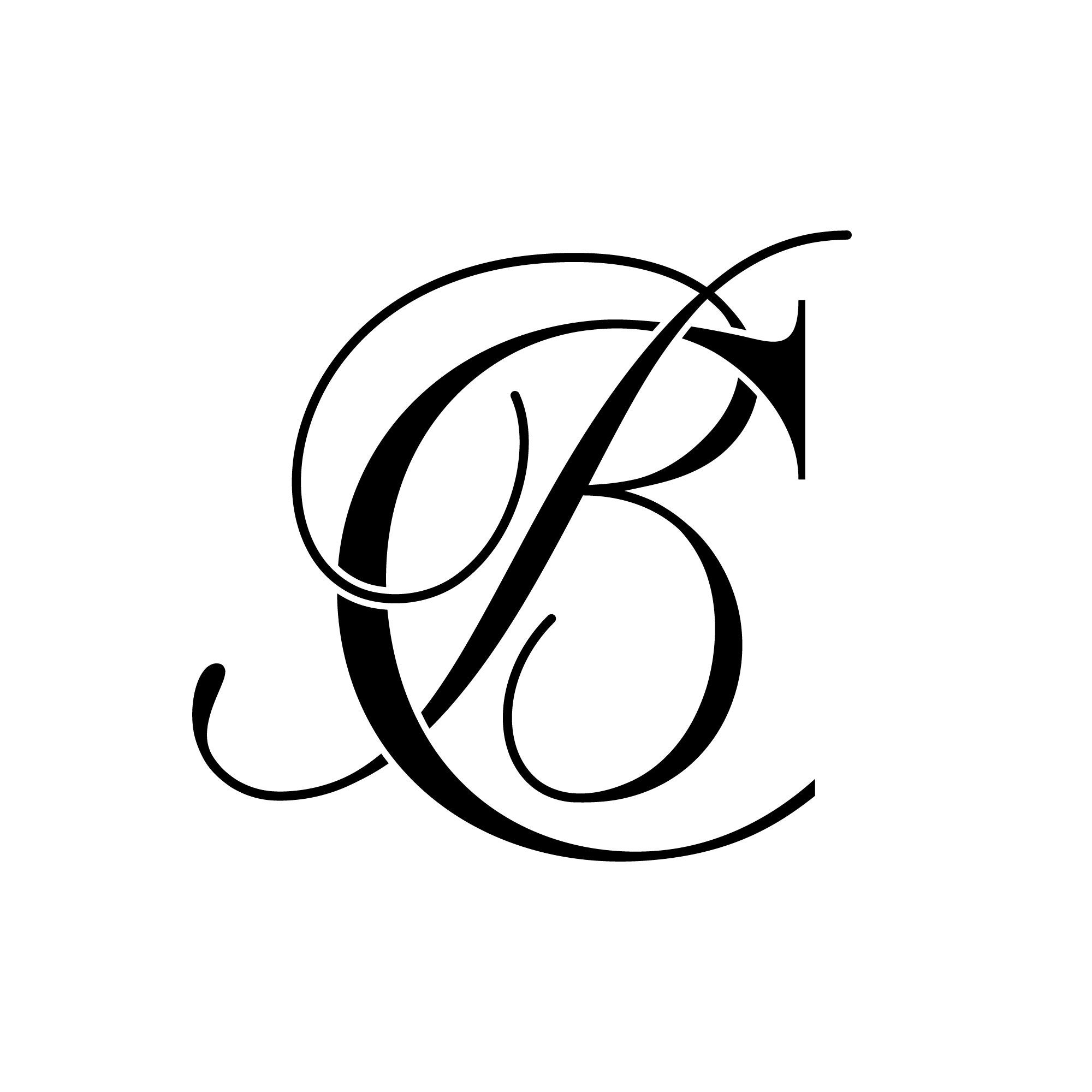 Download Monogram Svg Svg Files For Cricut Wedding Monogram Logo Bc Etsy