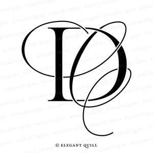 Lettermark-Logo, Typografie-Logo, Monogramm-Logo, CD, DC