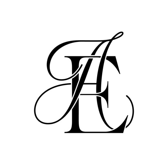 wedding monogram letter