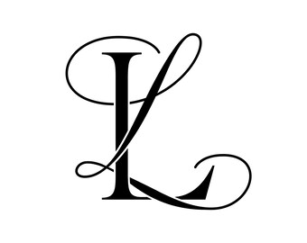 Lettermark Logo, Typography Logo, Monogram Logo, LL - Etsy