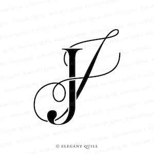 Bröllopslogotypmonogram, digital nedladdning, bröllopslogotypdesign, JJ