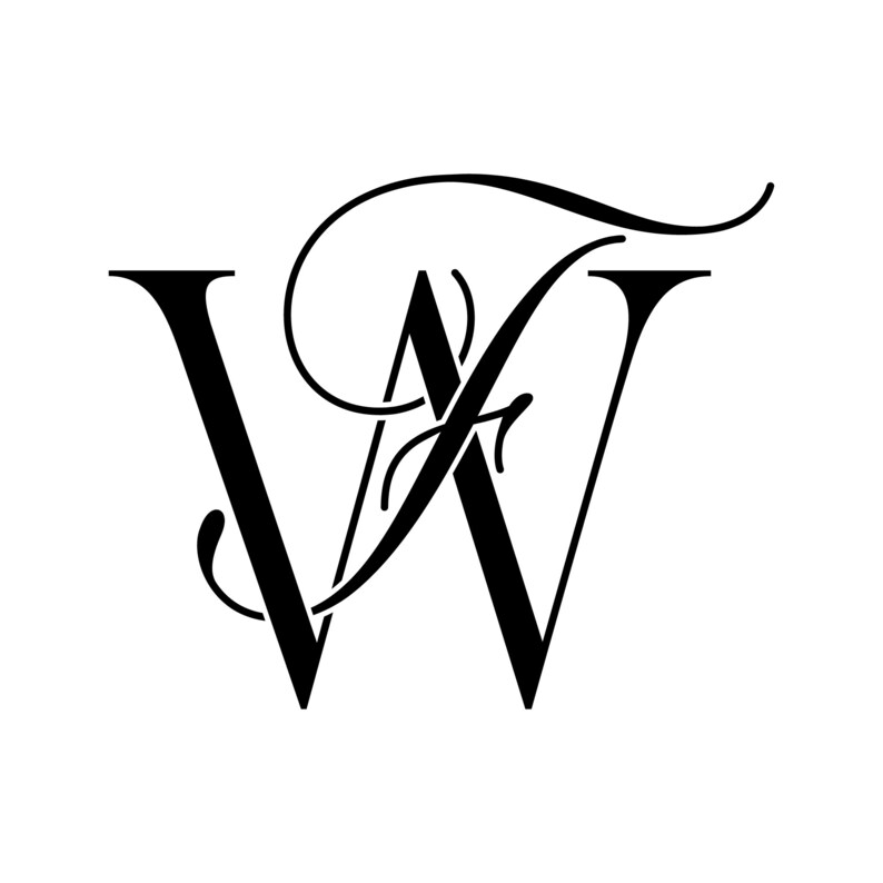 Wedding Logo Wedding Monogram Digital Download FW WF | Etsy