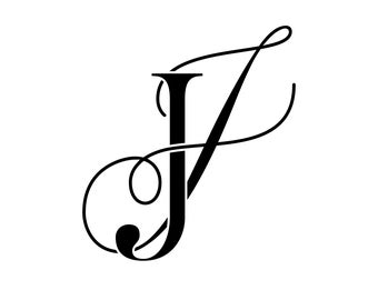 Wedding Logo Monogram, Digital Download, Wedding Logo Design, JJ