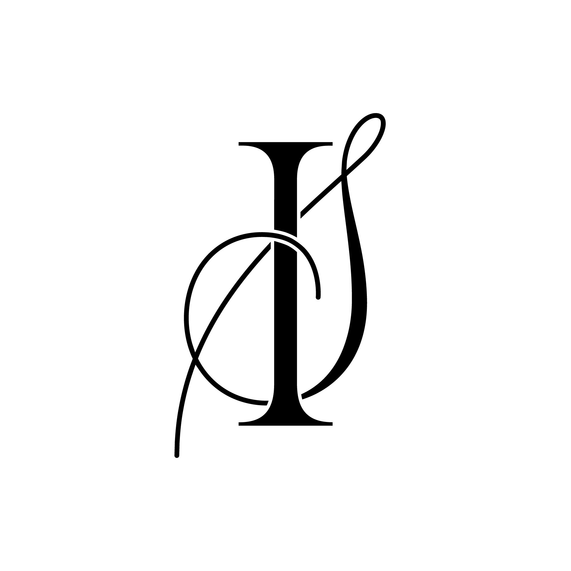 Personal Logo Initials Logo of Initials Monogram Logo SI | Etsy