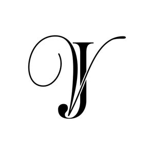 Business Logo Design, Premade Logo, Monogram Logo, VJ, JV image 1