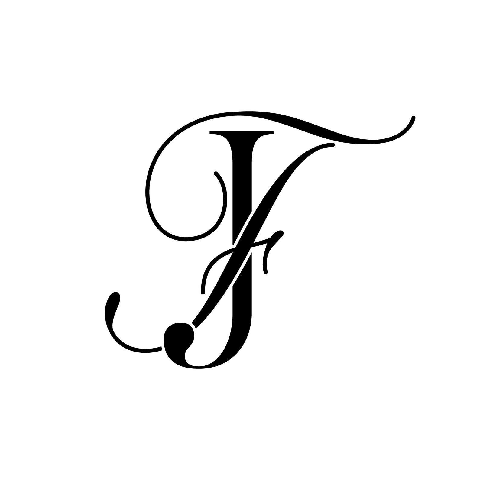 Monogram Business Logo Modern Logo Design Premade Logo FJ - Etsy