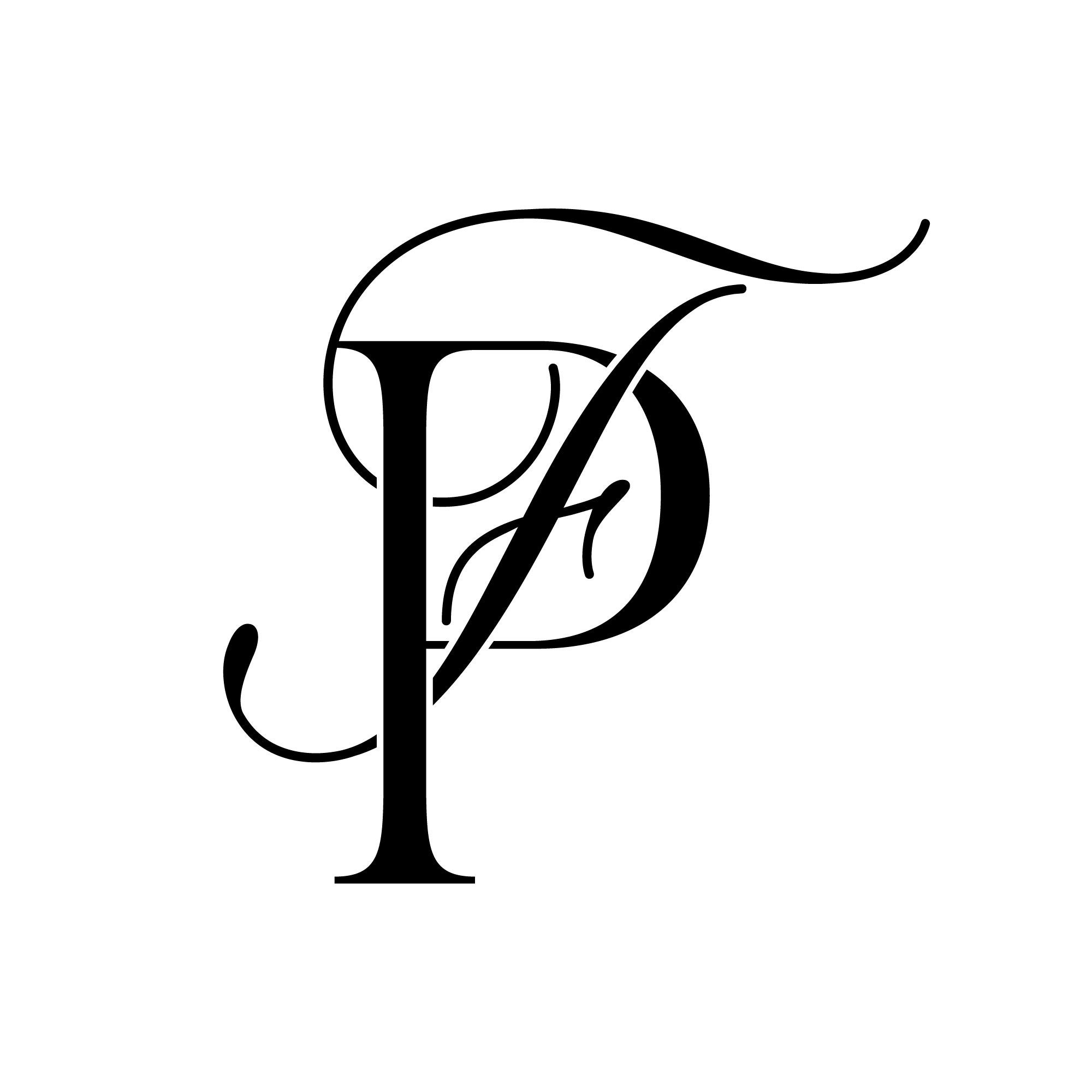 A letter logo lettermark monogram finance type Vector Image