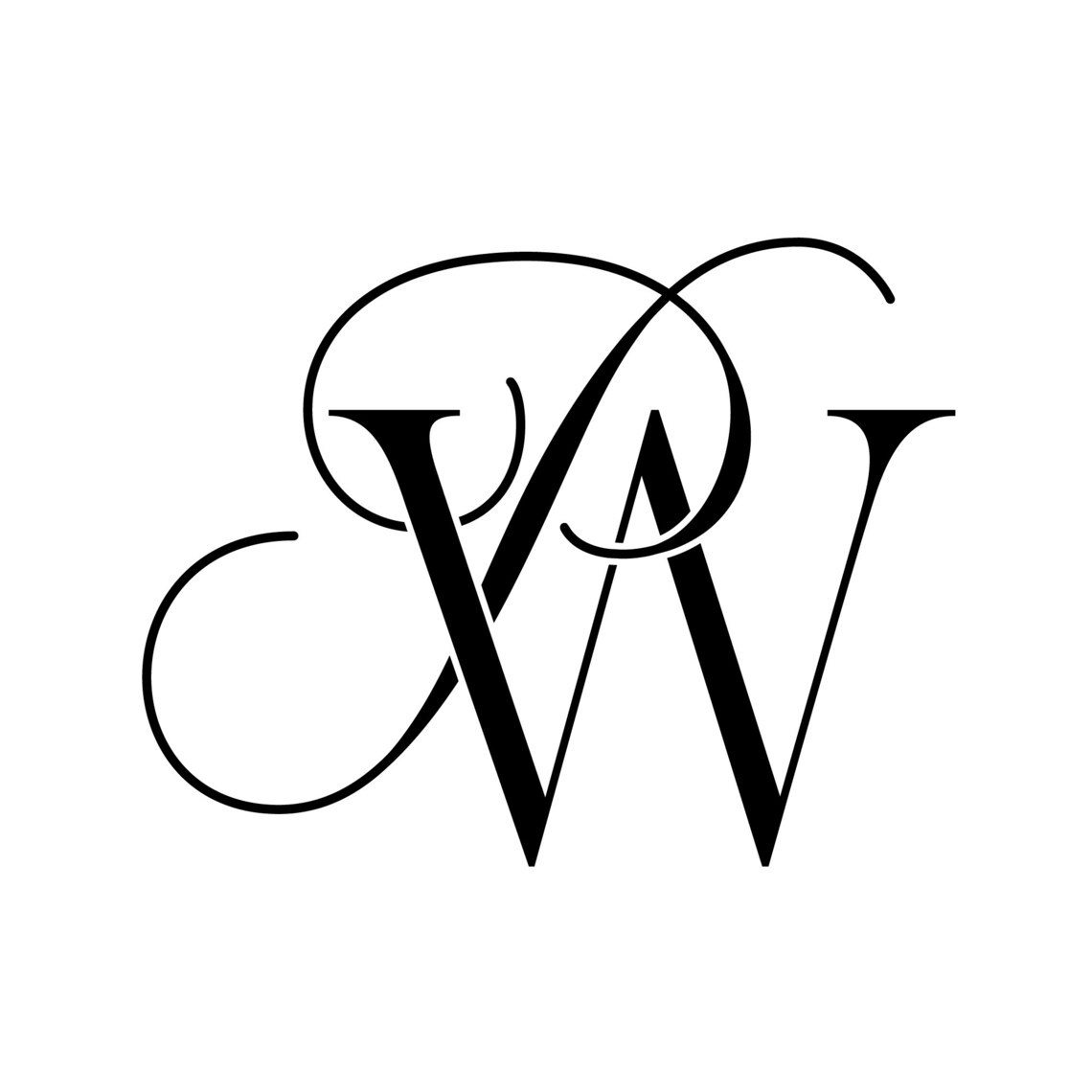Business Logo Design Premade Logo Monogram Logo PW WP - Etsy