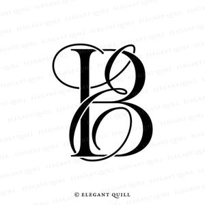 May include: A black and white calligraphic letter B with a decorative flourish. The letter is set against a white background.