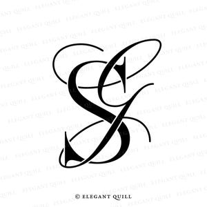 Personal Logo Initials, Logo of Initials, Monogram Logo, GS, SG