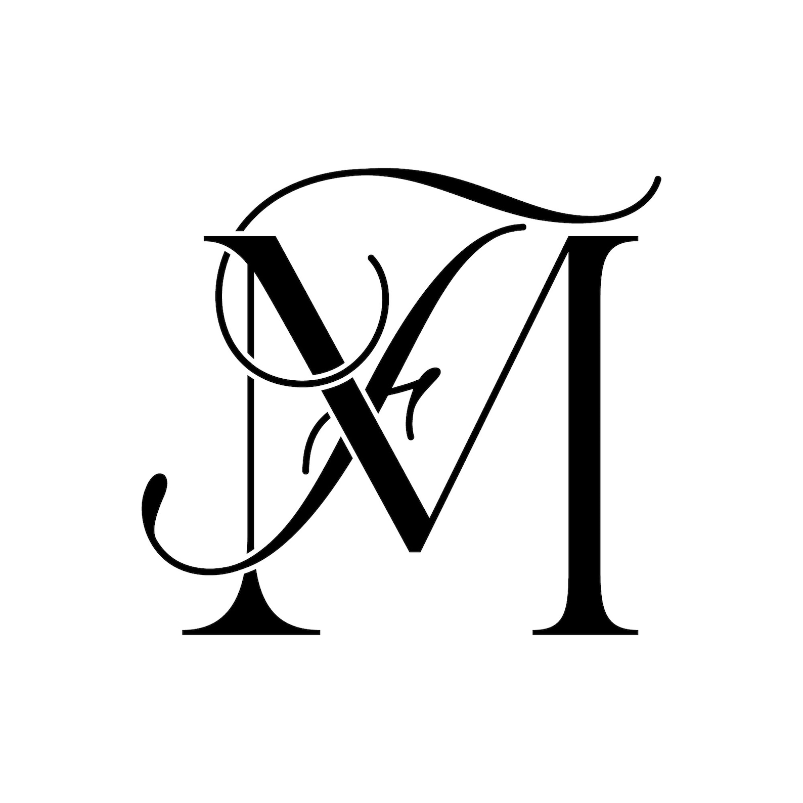 Wedding Logo, Wedding Monogram, Digital Download, FM, MF - Etsy