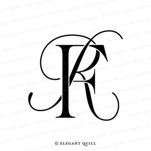 Name Initials Logo, Company Initials Logo, Monogram Logo, RF, FR