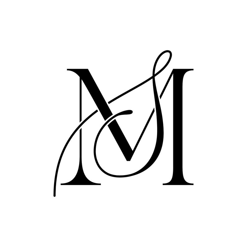 Feminine Logo, Elegant Logo, Business Logo Design, SM, MS - Etsy