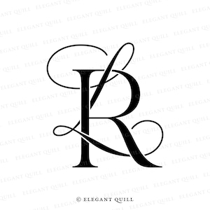 Wedding Logo, Wedding Monogram, Digital Download, LR, RL