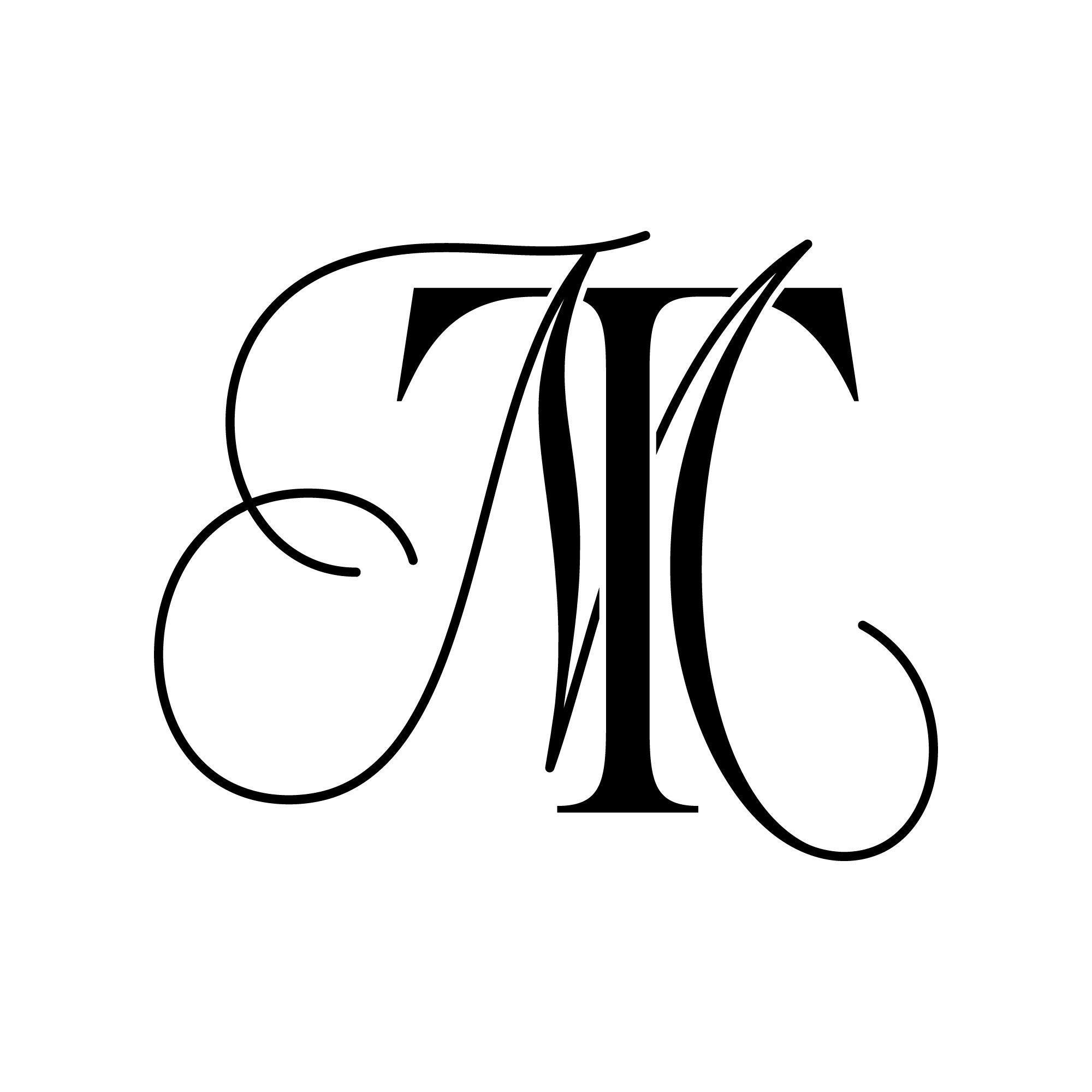 Download Monogram Svg Svg Files For Cricut Wedding Monogram Logo Mt Etsy
