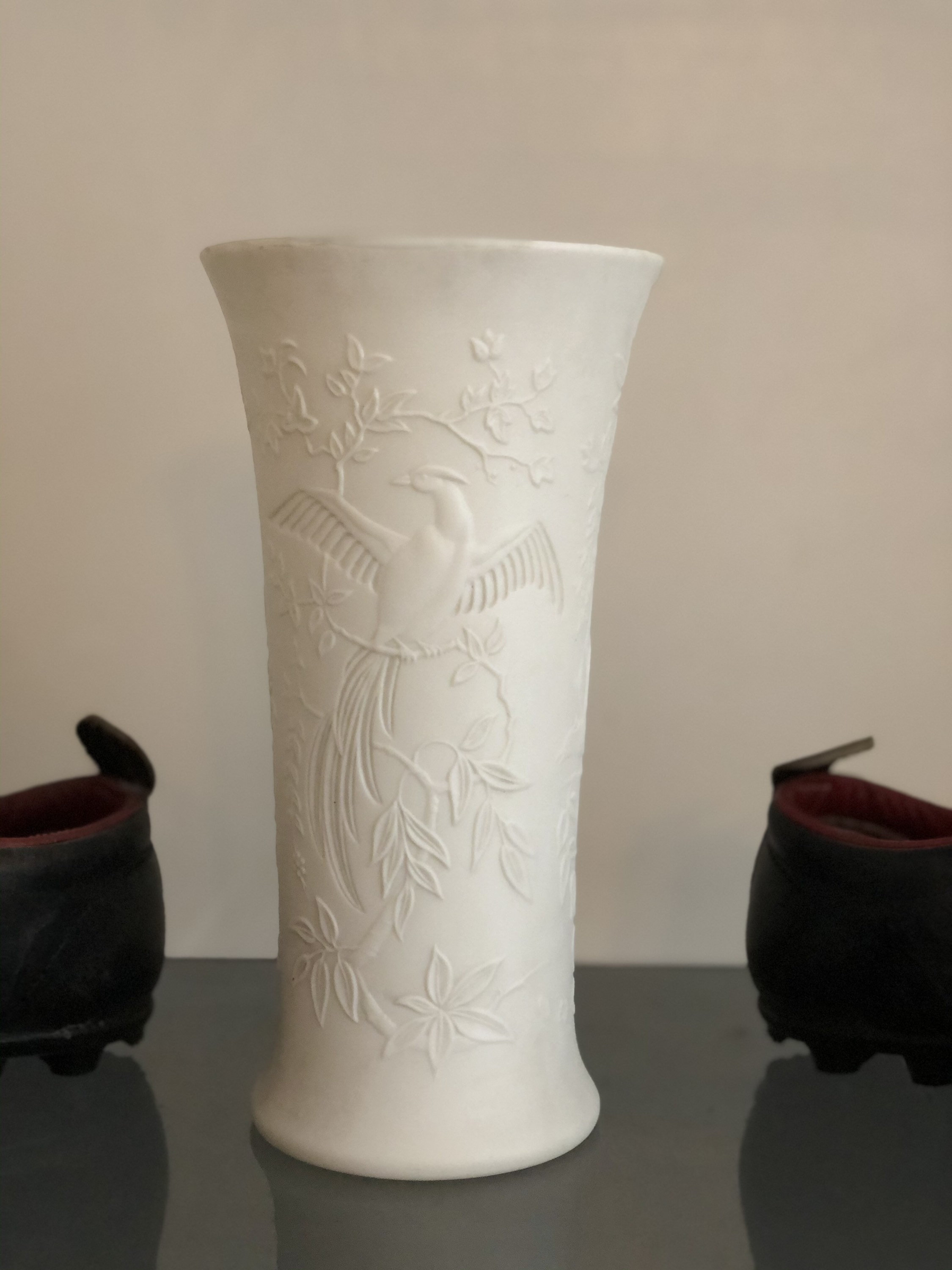 White Kaiser Vase Etsy