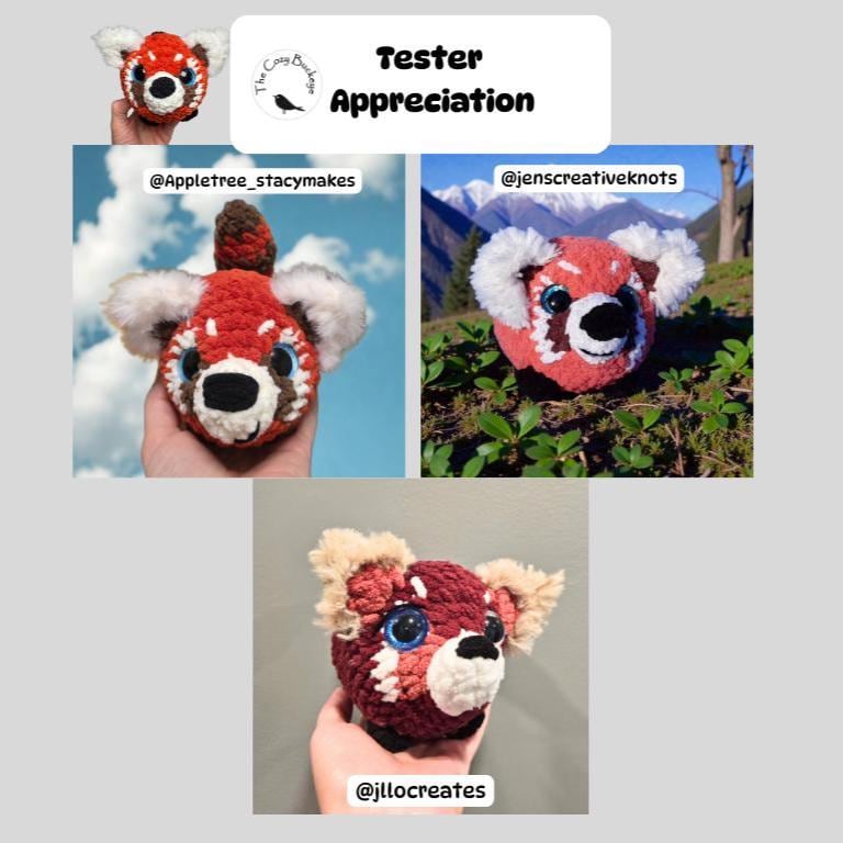 39 Red Panda Crochet Patterns for Adorable Handmade Gifts 10 Crochet Red Panda Pattern: Rusty the Market Red Panda