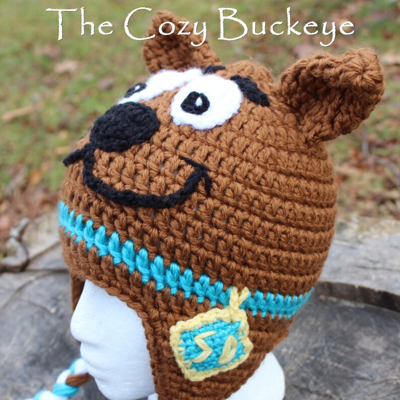 Pink Scooby Doo Girl Crochet Character Hat Sizes Newborn to Etsy