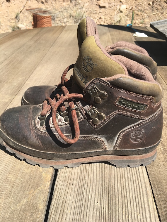 timberland vintage hiking boots