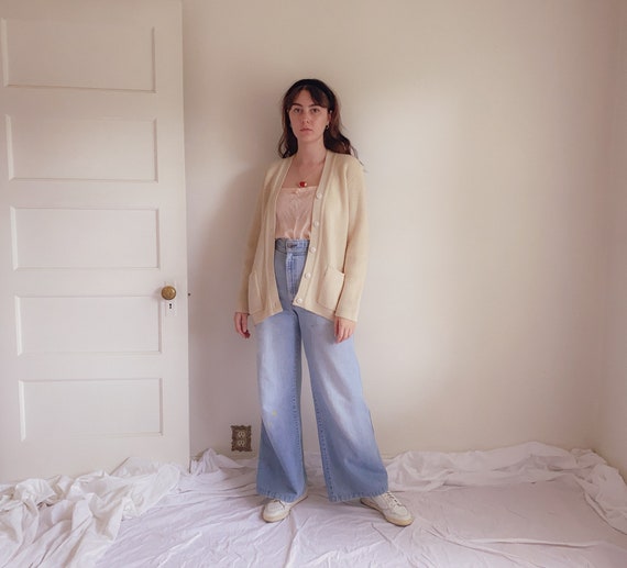 80s 90s Royal Mer Bretagne Fisherman's Cardigan |