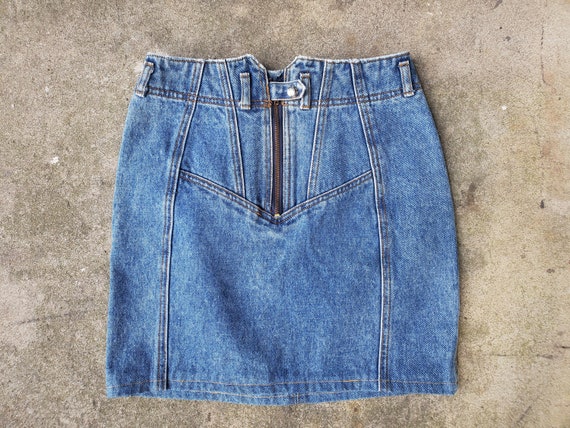 Vintage 80s 90s Jordache Cotton Denim Snap Zip Fro