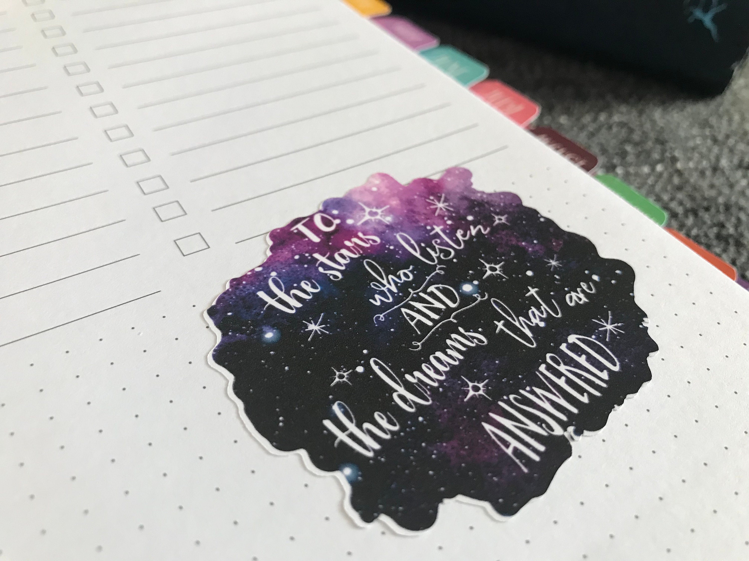 To The Stars Who Listen And The Dreams That Are Answered A Etsy To The Stars Who Listen And The Dreams That Are Answered A Etsy