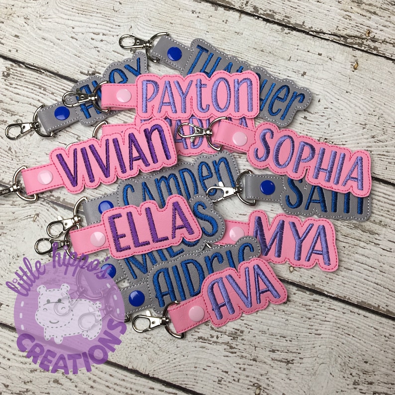 Custom Name Key Fob Etsy