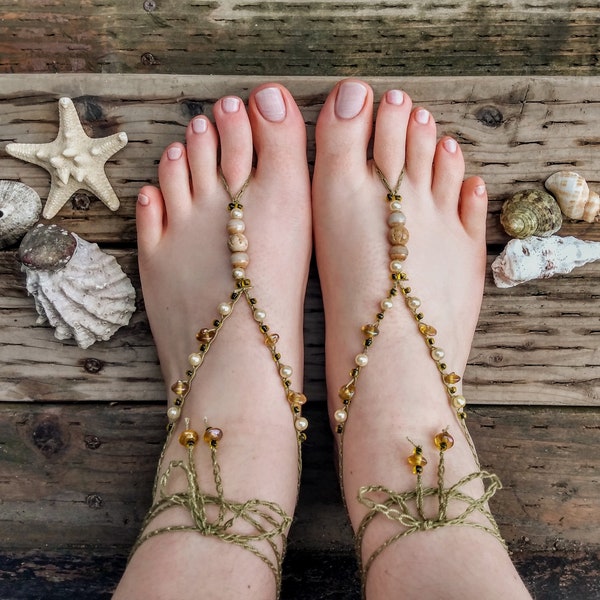 soleless beach sandals